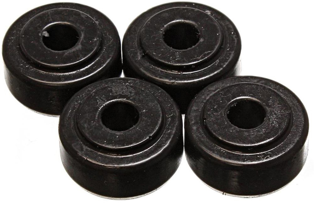Shock Bushing - Black, Polyurethane, 1-Piece, Universal, Set of 4