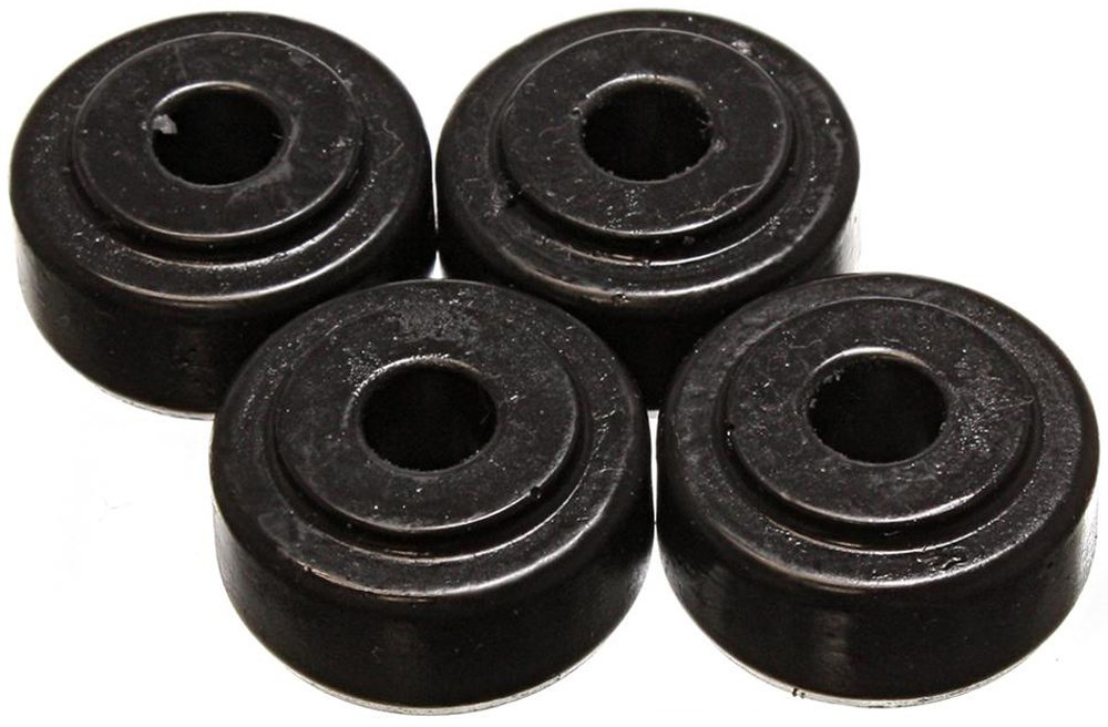 Shock Bushing - Black, Polyurethane, 1-Piece, Universal, Set of 4