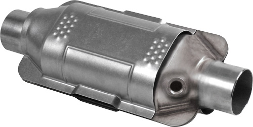 ECO II Catalytic Converter, Aluminized Steel, Universal (Welding Required), 48-State Legal (Cannot Ship to CA or NY)