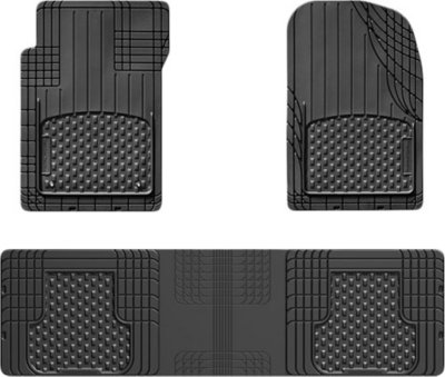 All-Vehicle Trim-to-Fit Series Black Floor Mats