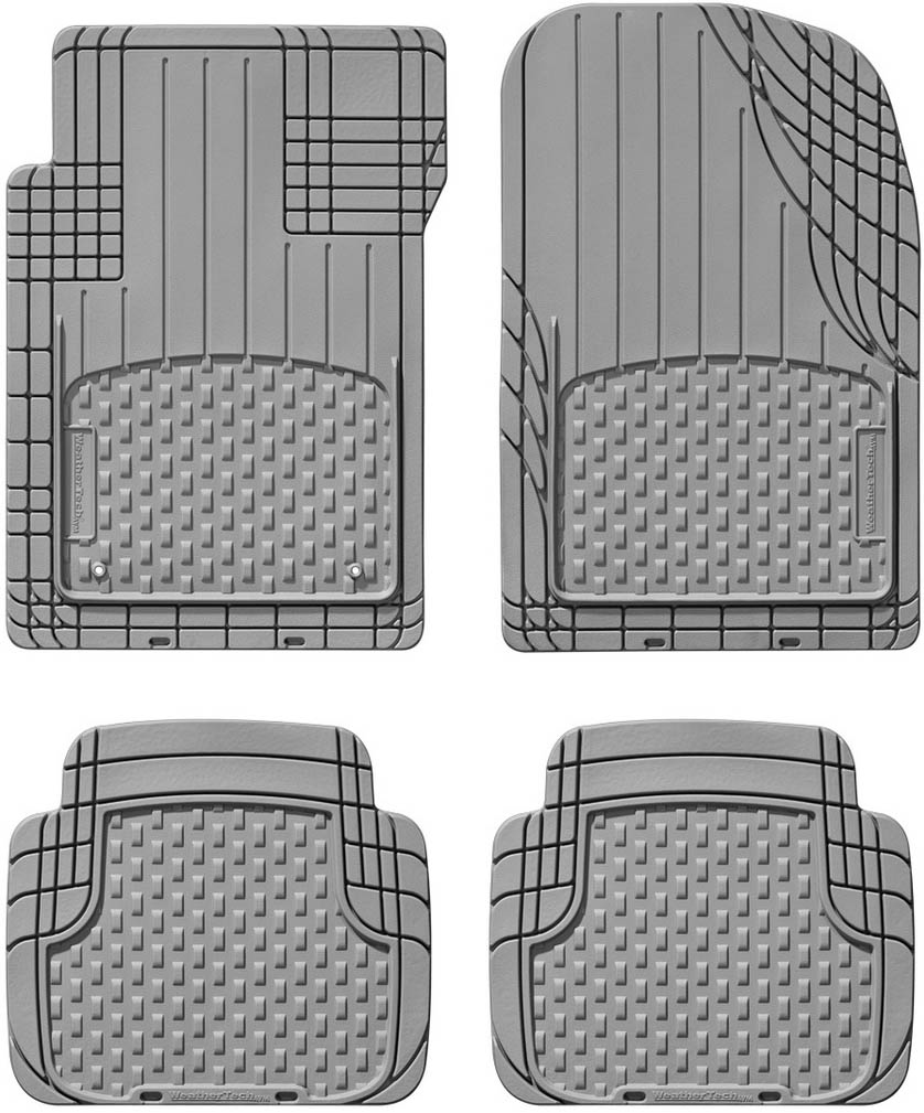 All-Vehicle Trim-to-Fit Series Gray Floor Mats