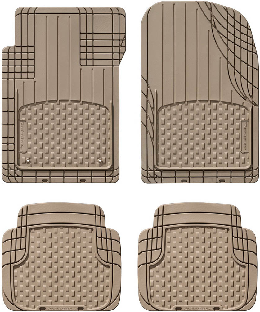 All-Vehicle Trim-to-Fit Series Tan Floor Mats